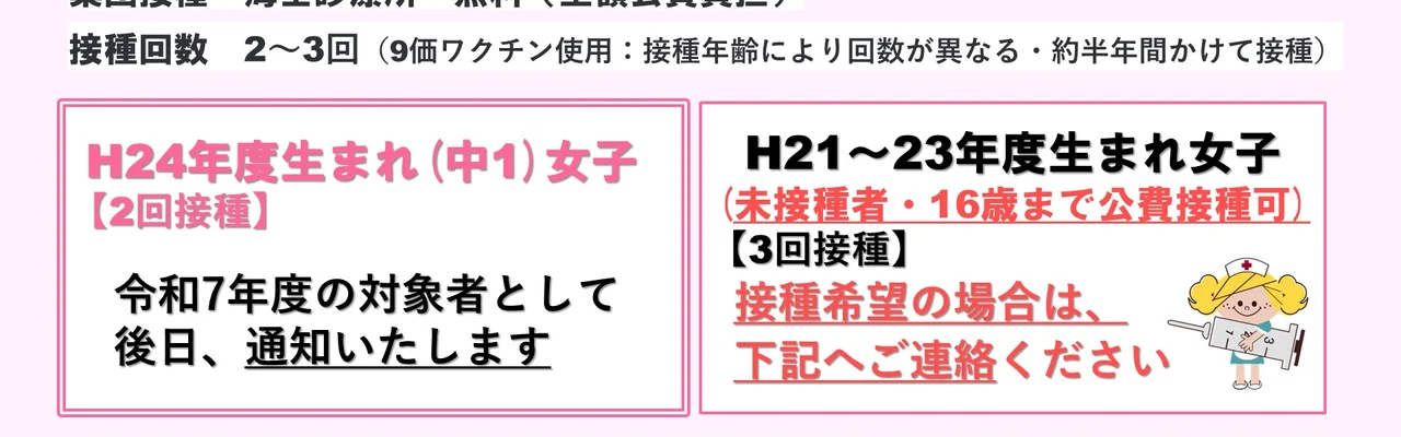 子宮頸がんワクチン定期